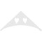 Ekena Millwork Pitch Winston Architectural Grade PVC Gable Pediment, 48"W x 22"H x 1"P (11/12) GPP048X022X100WIN - alternate 4